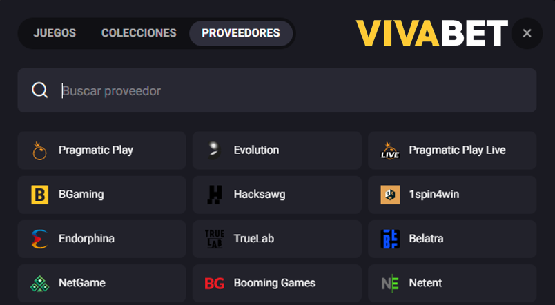 Vivabet Juegos de casino en línea